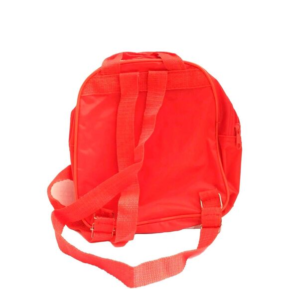 Hello Kitty Childs Backpack Small Lightweight Red Vinyl - Picture 3 of 3